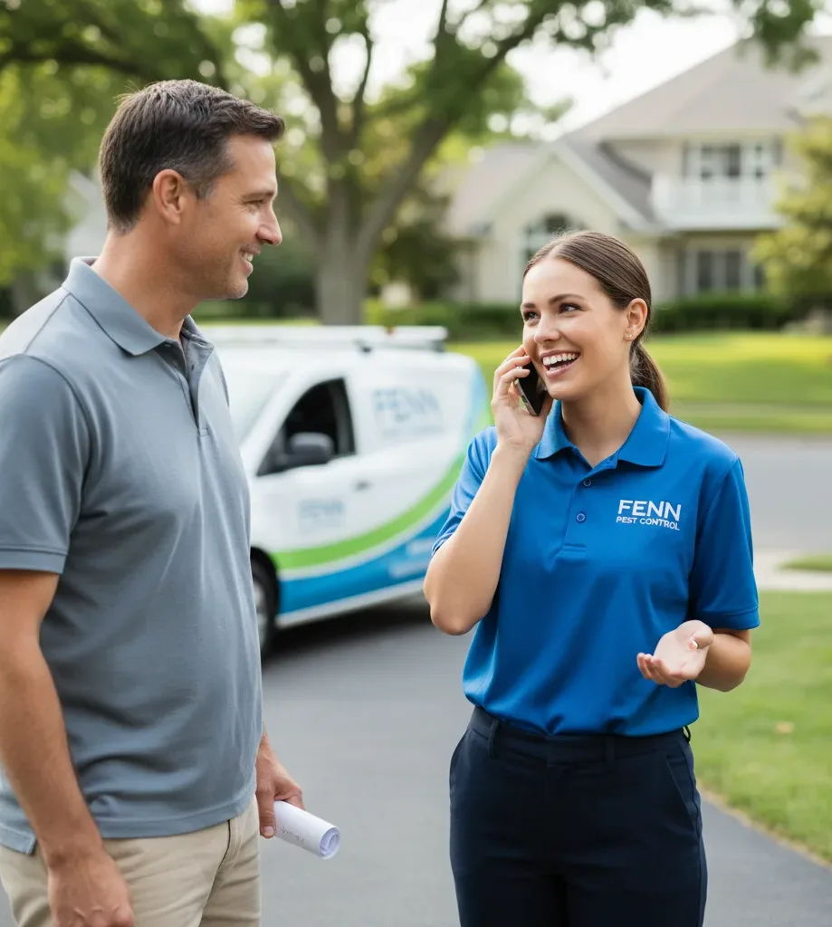 Fenn Pest Control customer support in Fairmont
